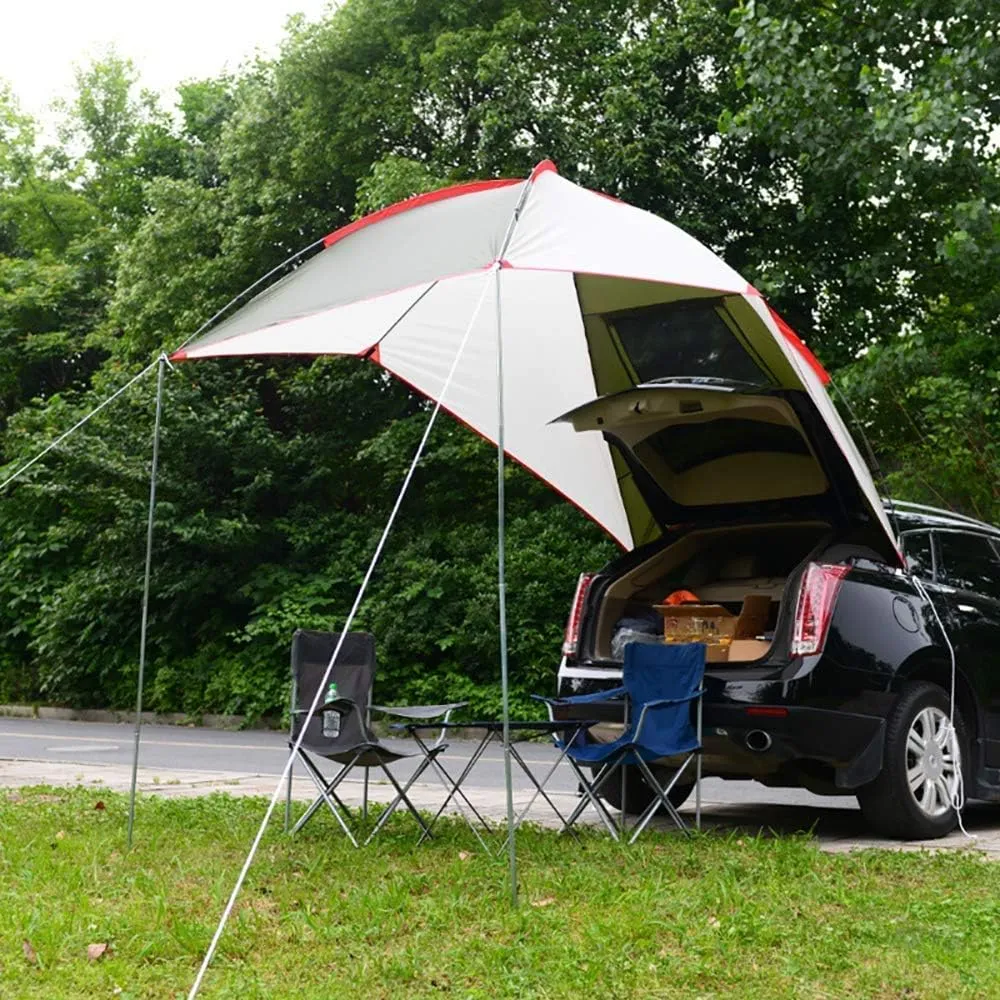 Car Tarp for Hiking Portable Multifunctional Awning Traveling Camping Tent Shelter Waterproof Sunshade