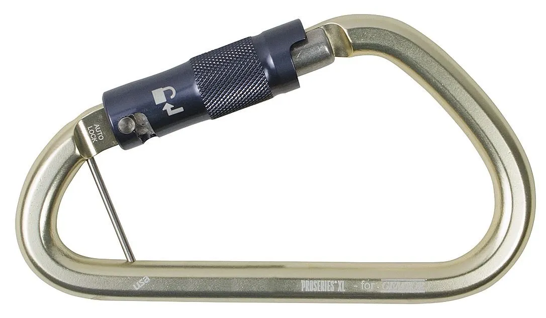 Carabiner, Aluminum, 350 lb, 40 kN