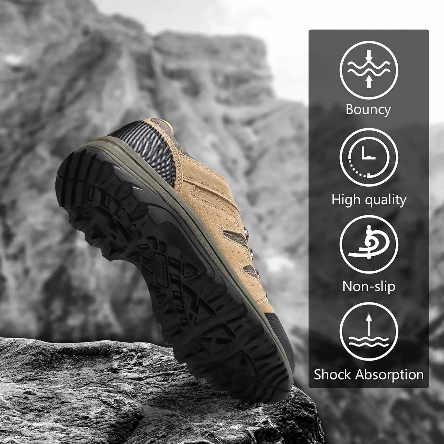 CC-Los Mens Hiking Shoes Outdoor Comfortable Trekking Shoe Lightweight Working Sneaker