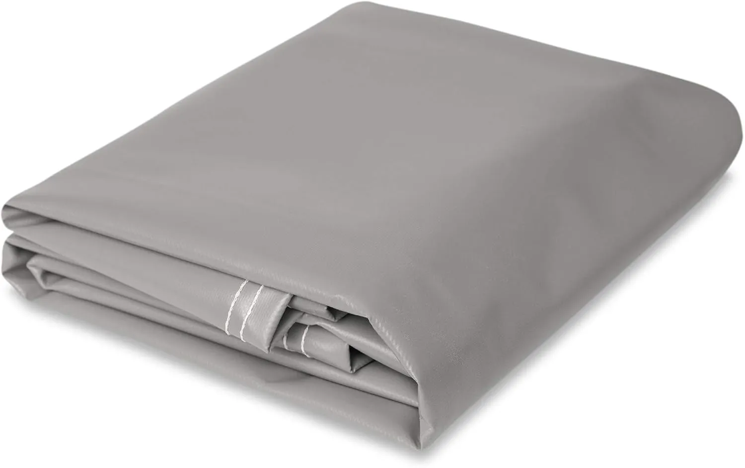 CCS Waterproof Vinyl Tarp – Heavy Duty Tarpaulin with Rustproof Grommets for Truck Cover, Construction, Farm Equipment & Outdoor Protection (Grey, 5x7 Ft)