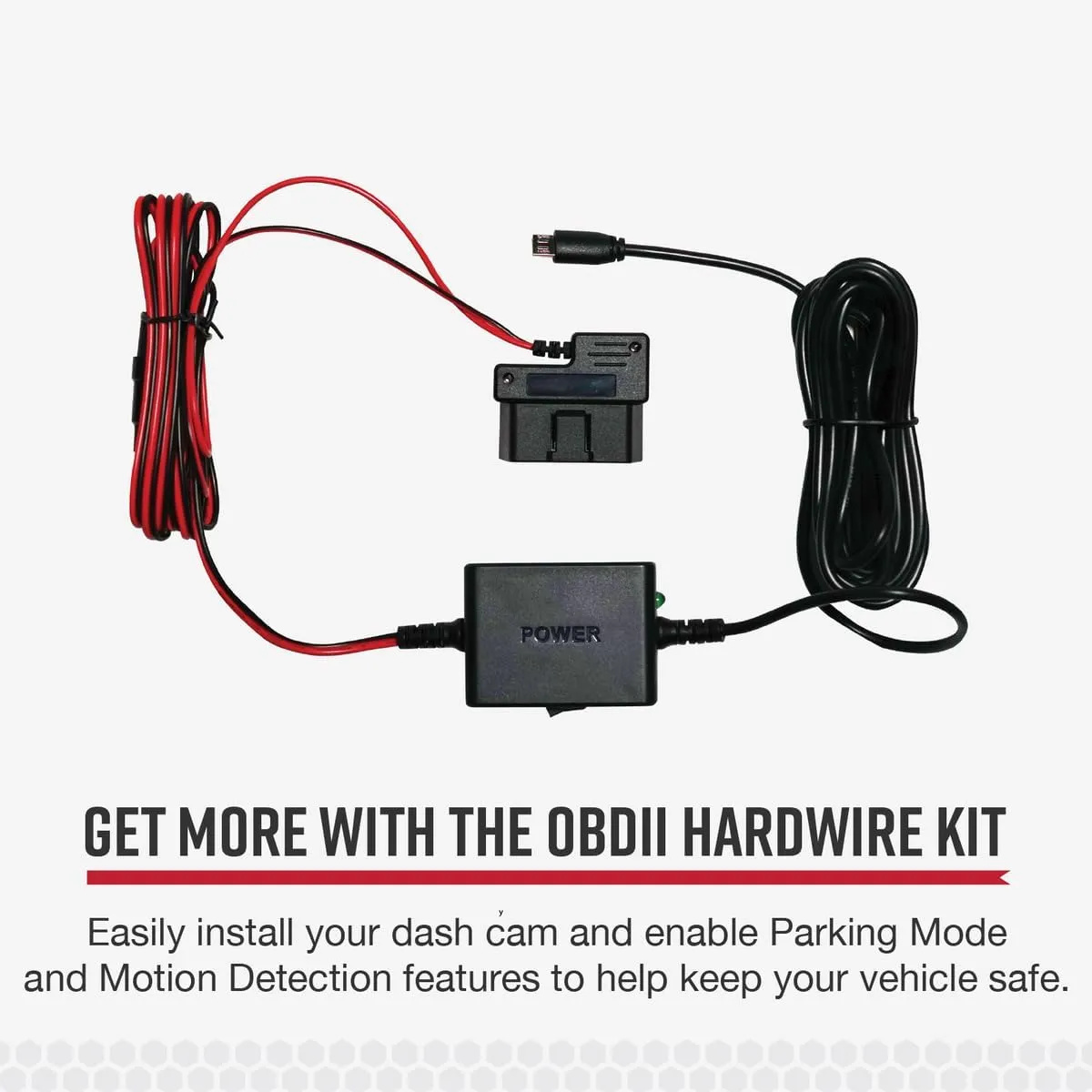 Cobra RAD 480i Laser Radar Detector & SC100 Smart Dash Cam   2.5A OBD Port to Micro USB Hardwire Kit: Long Range Front and Rear Detection, DSP, Full HD 1080P Resolution, Built-in WiFi & GPS