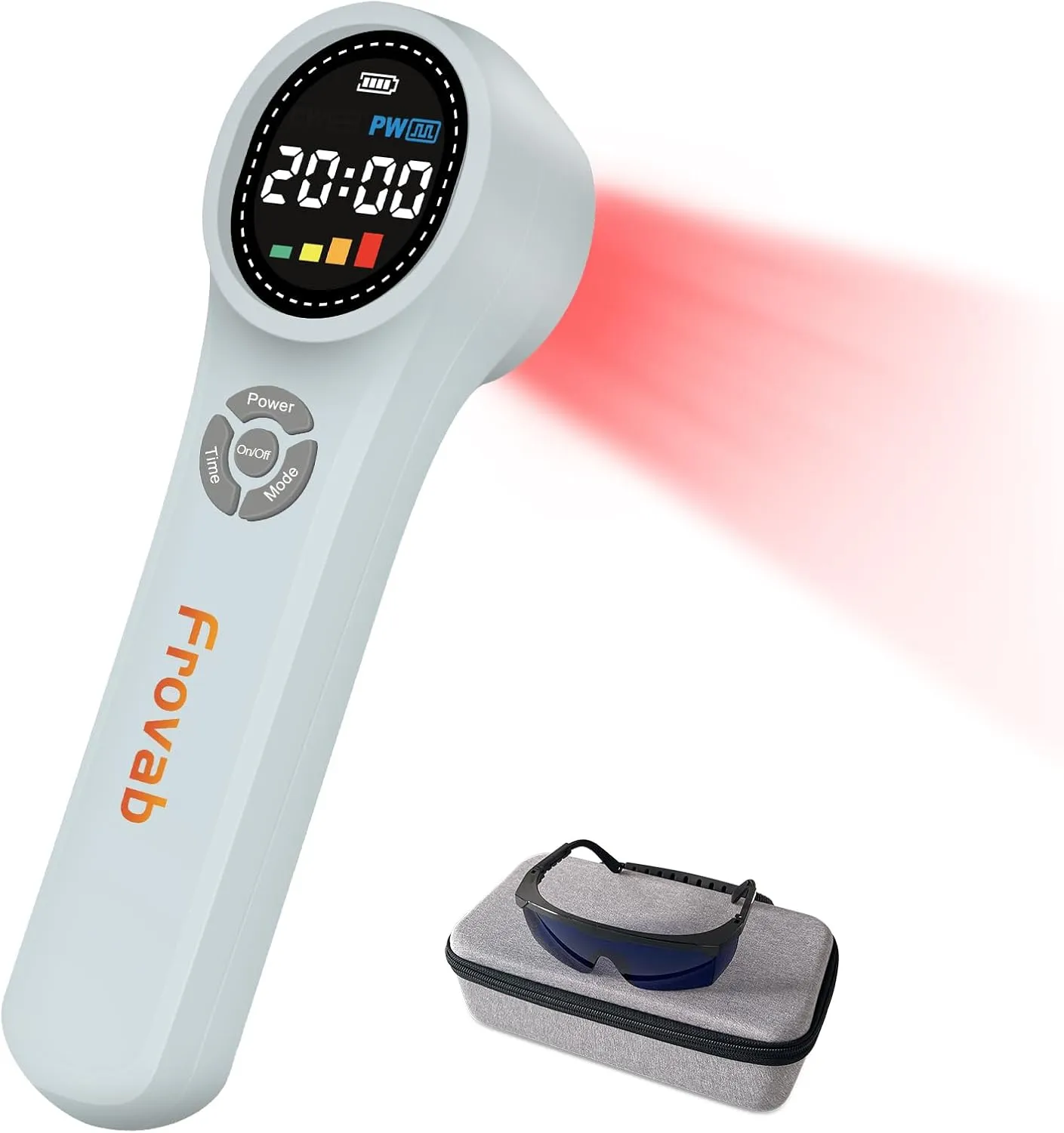 Cold Light Therapy Machine, 4x980nm 4x810nm 16x660nm, Red Light Therapy Device at Home, Infra Red Light Therapy for Pain, Hand Held Red Light Therapy Device for Elbows, Knees, Shoulders, Hands