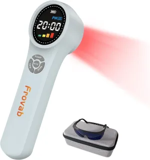 Cold Light Therapy Machine, 4x980nm 4x810nm 16x660nm, Red Light Therapy Device at Home, Infra Red Light Therapy for Pain, Hand Held Red Light Therapy Device for Elbows, Knees, Shoulders, Hands