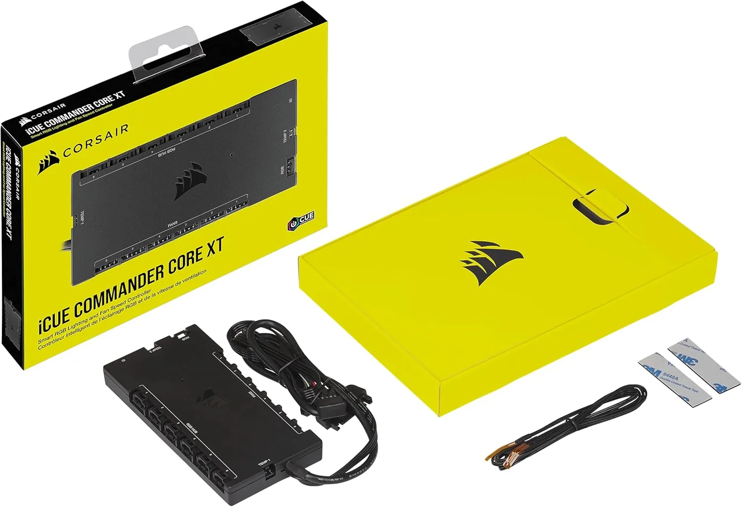 CORSAIR iCUE COMMANDER CORE XT, Digital Fan Speed and RGB Lighting Controller