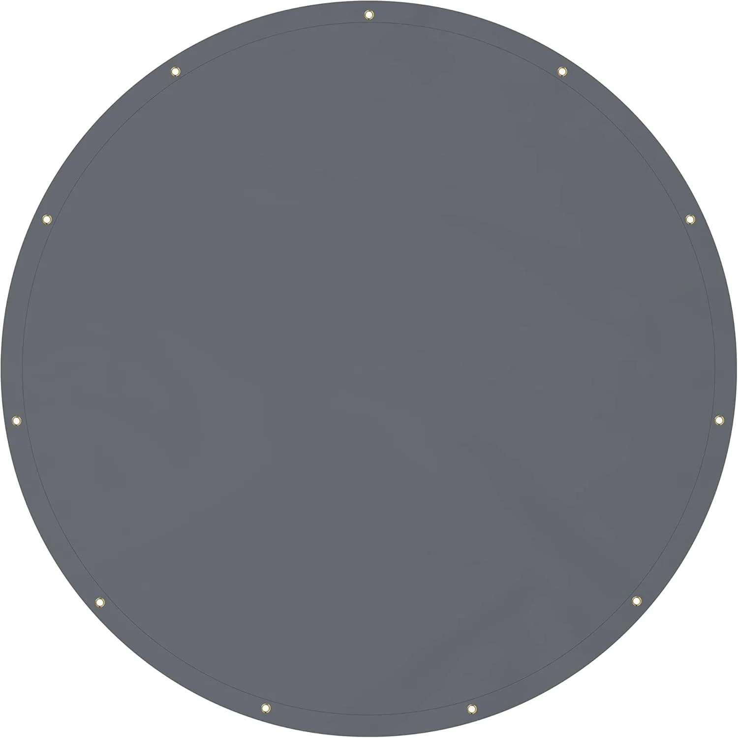 Covers & all Round Tarps, 12 Oz Made of Waterproof Tear and UV-Resistant Fabric, Multipurpose for Pool Patio Garden Equipment Sports Fields (7 Feet, Gray)