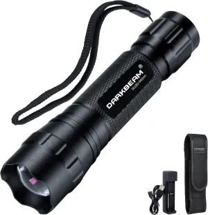 DARKBEAM ir Flashlight Infrared 940nm Light LED Rechargeable Mini for Night Vision, Handheld Tactical ir Illuminator, Focus Adjustable, Portable for Hunting, Observation, Search