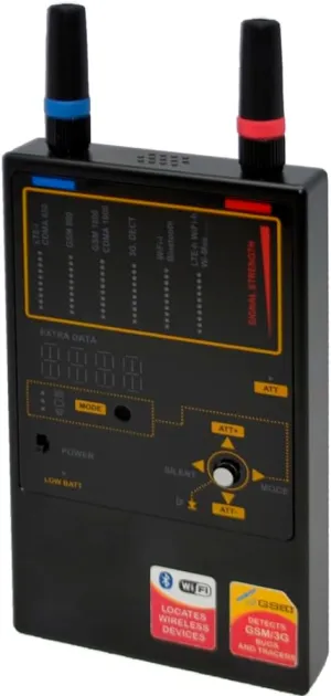 DefCon iProtect by DiscoverIt DD1207 Multi-Channel Signal Detector for Digital Wireless Protocols, Black