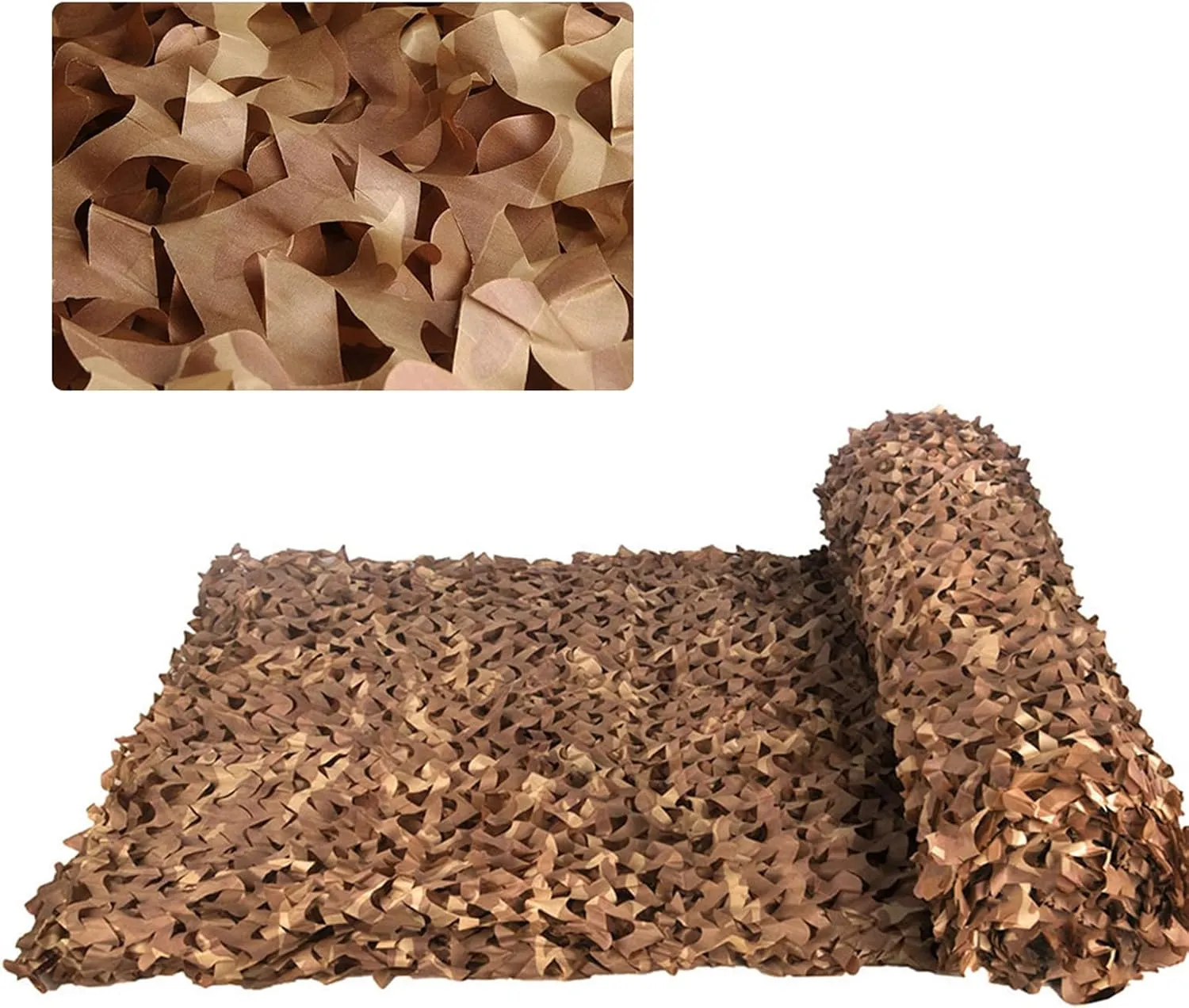 Desert Camouflage Netting,Waterproof Camo Net,Double Layer Military Net,Army Shelter,Camouflage Tarp,Lightweight Durable,for Sunshade,Decoration,Party,Camping,Hunting