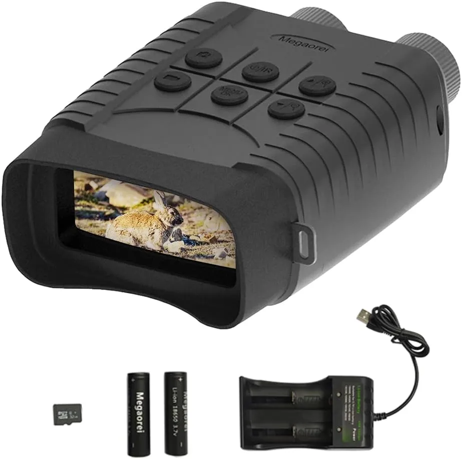 Digital Zoom Binocular Night Vision Binocular Night Vision Scope 1080P Night Vision Goggles 3 Inch Screen Binocular Digital Zoom Infrared Telescope High Configuration