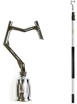 DOCA Boat Hook - Christmas Light Pole Hanger Tool - Durable & Lightweight Utility Hook for Docking, Tree Debris Removal
