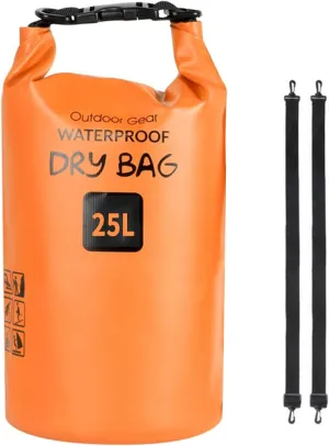 Dry Pouch，Outdoor Beach Buckled Storage Sacks Waterproofs Dry Bag Swimming Bag Floating Bags for Camping Hiking Trekking
