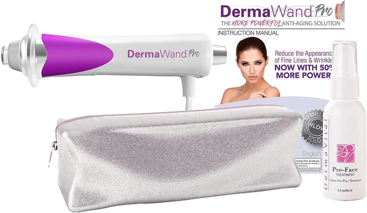 Facial Wand - Derma Wand Pro Portable Handheld Skin Therapy Wand Machine Argon/Neon – Anti-Aging,