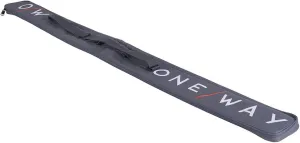 Fischer Unisex Adult Lightweight Cross-Country Ski Pole Case - Asphalt Grey | 180 x 15 x 12cm |900D Recycled Pet Fabric | Holds Two Pairs of Poles | Folds up for Easy Storage