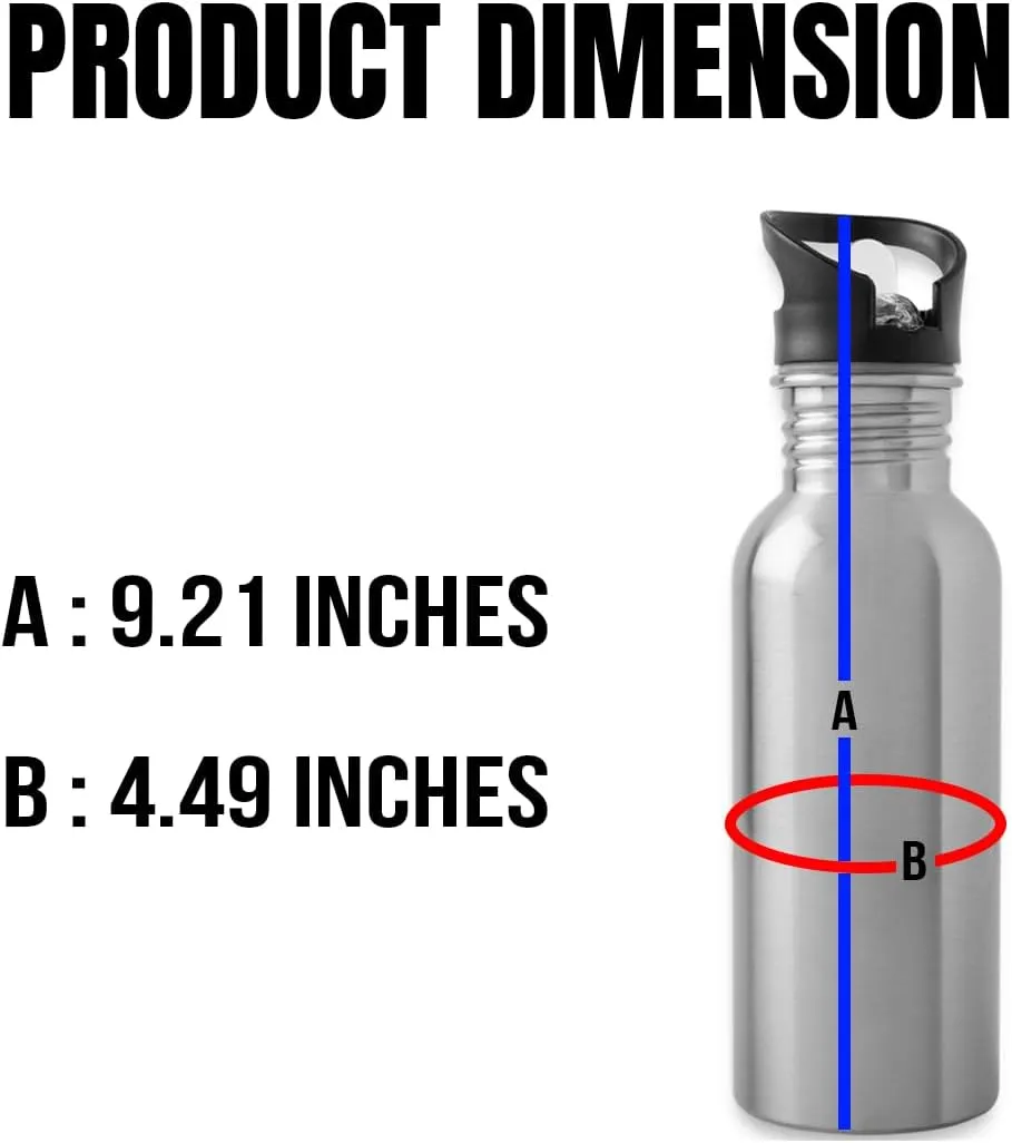 Flight Instructor Water Bottle Appreciation 20oz Funny Flight Instructors Day Gifts From Coworkers Staff Men Women Bottle White