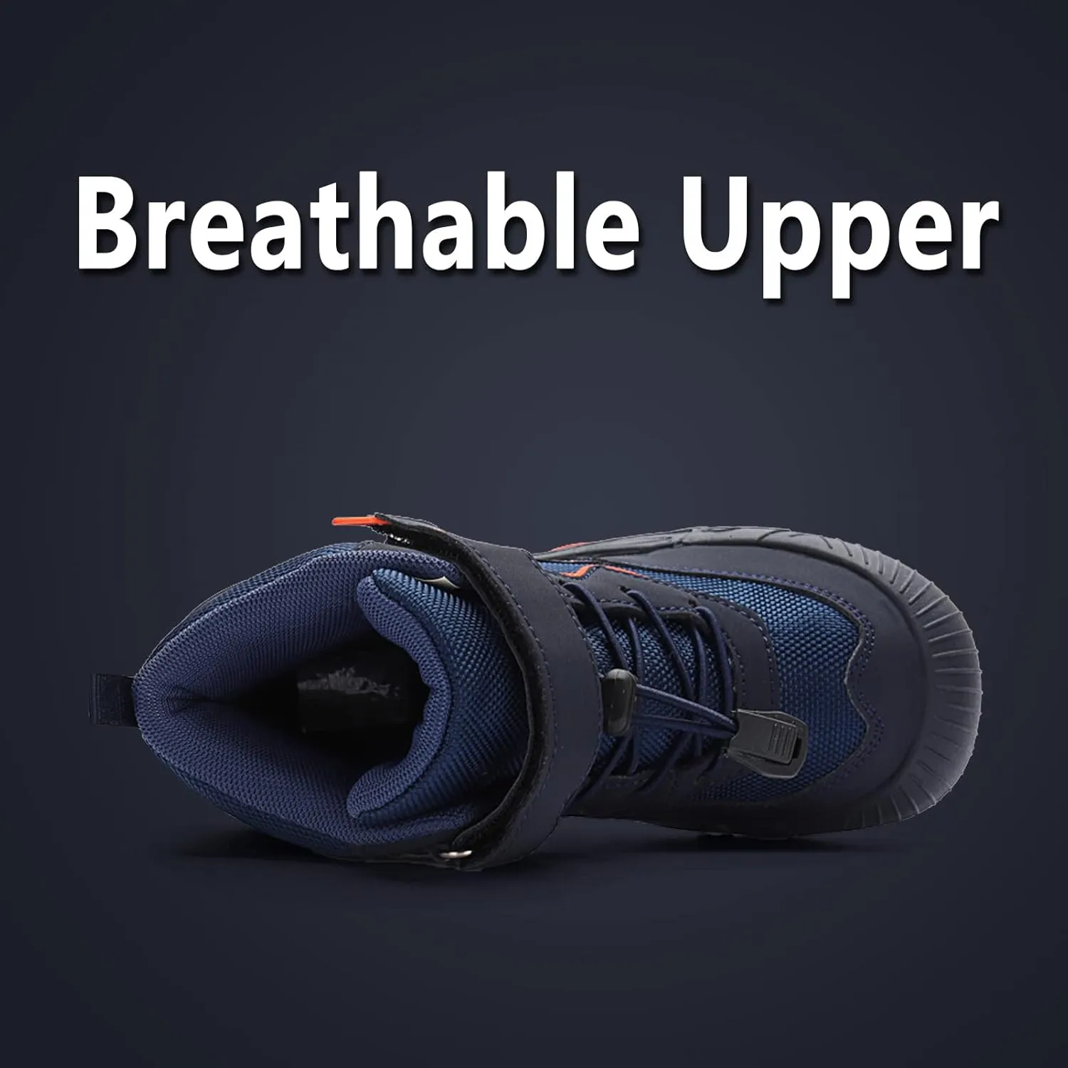 FLIOZY Hiking Boots Boys Girls Walking Shoes Kids Anti Collision Non Slip Hiking Boot Outdoor Trekking Walking Sneakers