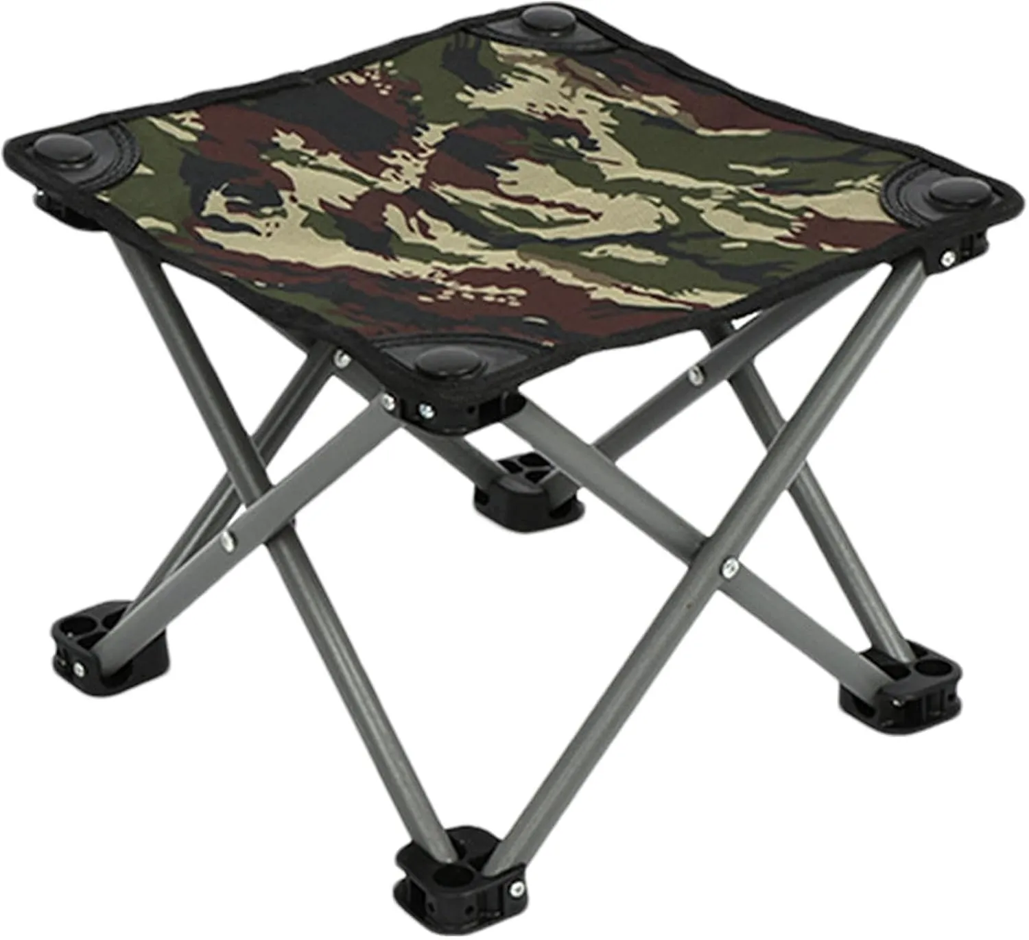 Folding Camping Stool Foot Rest Camp Chair, Portable Folding Stool for Camp, Compact Folding Chair Seat for Outdoor Hiking, Gardening, BBQ, Travel, Beach, LJ5CQQY5V61747XUOH6