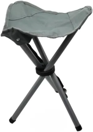 Folding Compact Camping Stool, 16" Tall, Lightweight and Portable, Load Capacity 187 lbs, Carrying case Included