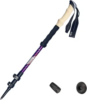 Folding Hiking Poles Light Weight Adjustable Walking Poles Aluminum Alloys Trekking Poles Telescopic Climbing Stick