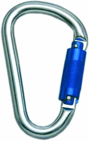 FS1016 Standard Aluminum Twist Lock Carabiner, 11/16-Inch Opening
