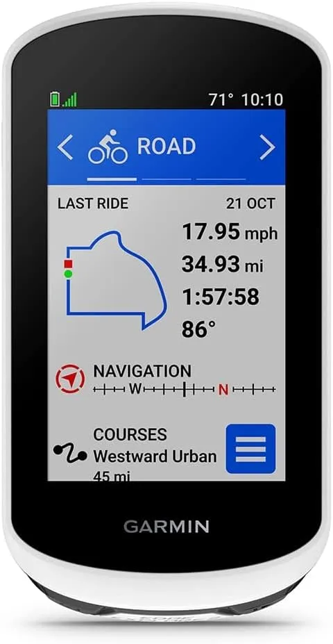 Garmin Edge Explore 2 (Power Mount) Bicycle Computer - Touchscreen & Easy to Use Cycling GPS, Maps, & Traffic Updates - Bundle with PlayBetter Tempered Glass Screen Protectors