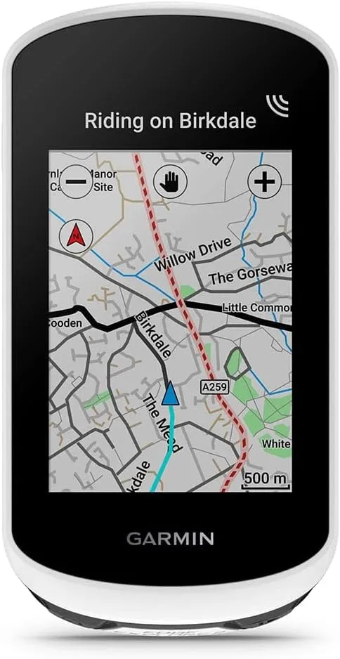 Garmin Edge Explore 2 (Power Mount) Bicycle Computer - Touchscreen & Easy to Use Cycling GPS, Maps, & Traffic Updates - Bundle with PlayBetter Tempered Glass Screen Protectors
