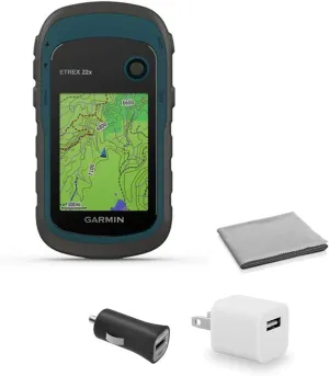 Garmin eTrex 22x Rugged Handheld GPS with USB Adapter Cube