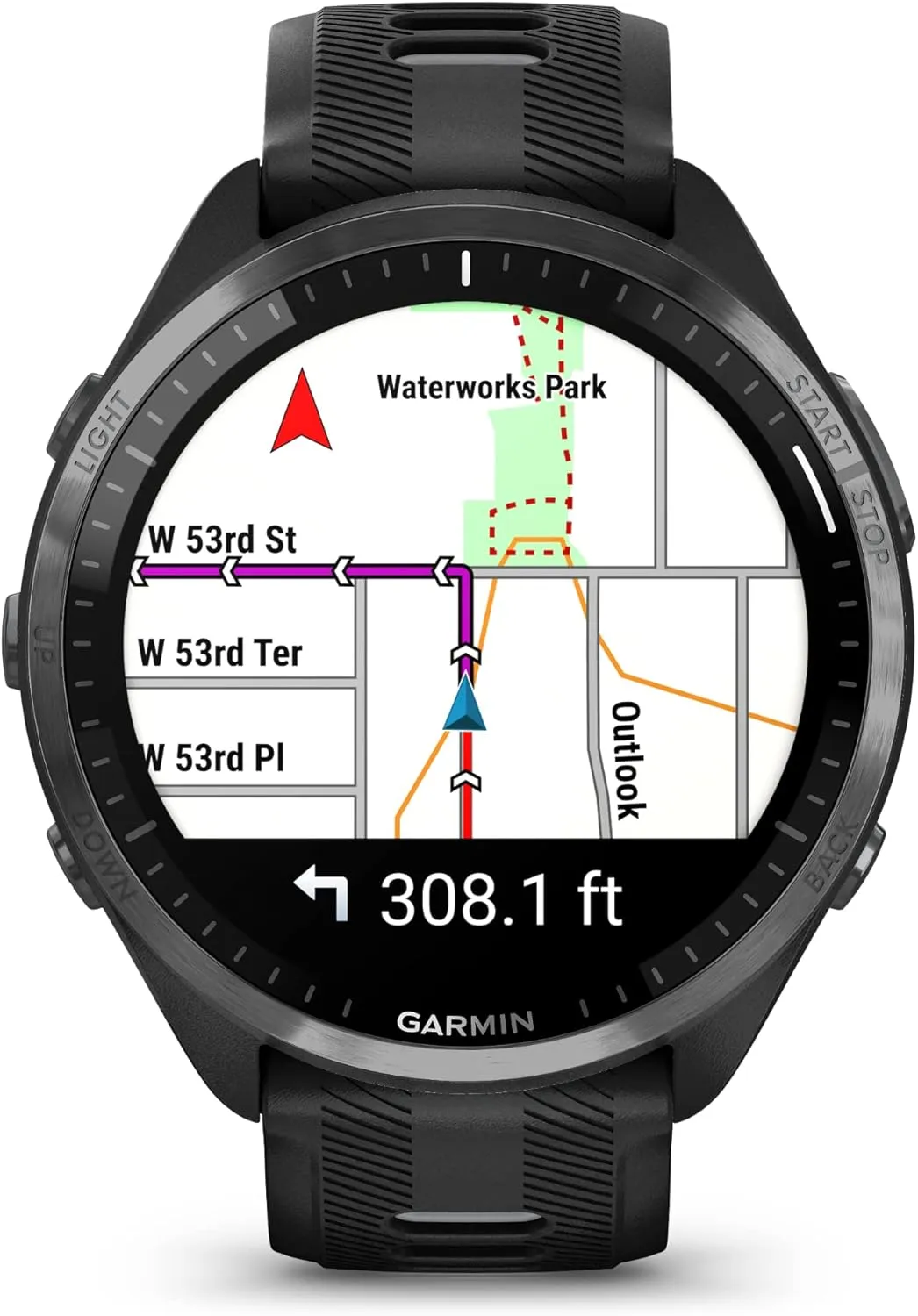 Garmin Forerunner 965 Advanced GPS Multisport Touchscreen Smartwatch, Black | Heart Rate Monitor, Training Stats, On-Device Workouts, Up to 13 Day Battery Life with Signature Series Charging Bundle