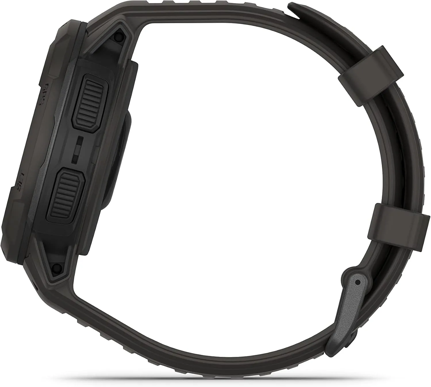 Garmin Instinct Crossover Solar, Rugged Hybrid Multisport GPS Smartwatch, Graphite | Heart Rate Monitor, Analog Hands, Digital Display, Up to 28 Day Battery Life with Signature Series Charging Bundle