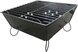 Gas Grill Outdoor Folding Charcoal Grill Barbecue Tools Portable BBQ Camping Detachable Bonfire Stove Hiking Accessory