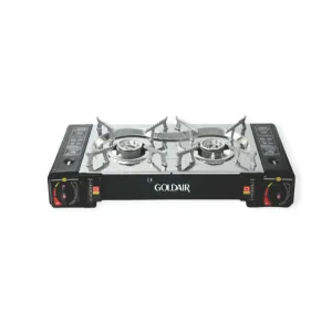 Goldair 2 Burner Portable Camping Gas Stove GGCH-200