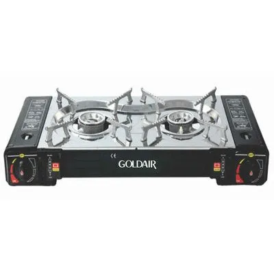 Goldair 2 Burner Portable Camping Gas Stove Model number GGCH-200