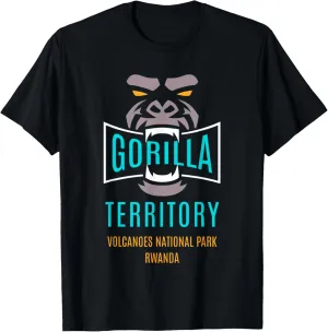 Gorilla Territory Volcanoes National Park Rwanda Gorilla T-Shirt