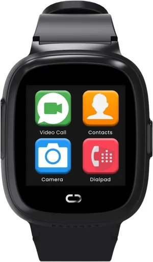 GPS Tracker for Kids Real-Time Tracking Device with SOS Button & 2-Way Speakerphone - Safety Electronics for Kids, Special Needs, Autism (Black)