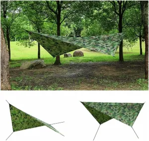 Hammock Camping Hammock with Mosquito Net and Rain Fly Tarp,Portable Parachute Tree Hammock Nylon Swing Hammocks Sun Shelter Rain Fly Swing