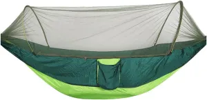 Hammocks Portable Outdoor Parachute Hammocks Camping Hammock with Mosquito Net Camping Stuff for Hiking Backpacking Tree Jungle Outdoor Hammock