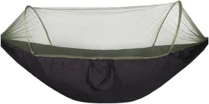 Hammocks Portable Outdoor Parachute Hammocks Camping Hammock with Mosquito Net Camping Stuff for Hiking Backpacking Tree Jungle Outdoor Hammock