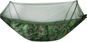 Hammocks Portable Outdoor Parachute Hammocks Camping Hammock with Mosquito Net Camping Stuff for Hiking Backpacking Tree Jungle Outdoor Hammock