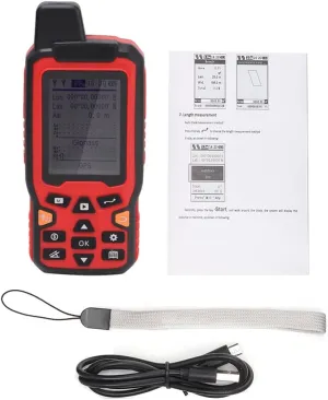 Handheld GPS Navigation Land Area Meter with 2.4 inch LCD Display for Real Time Area Length Display