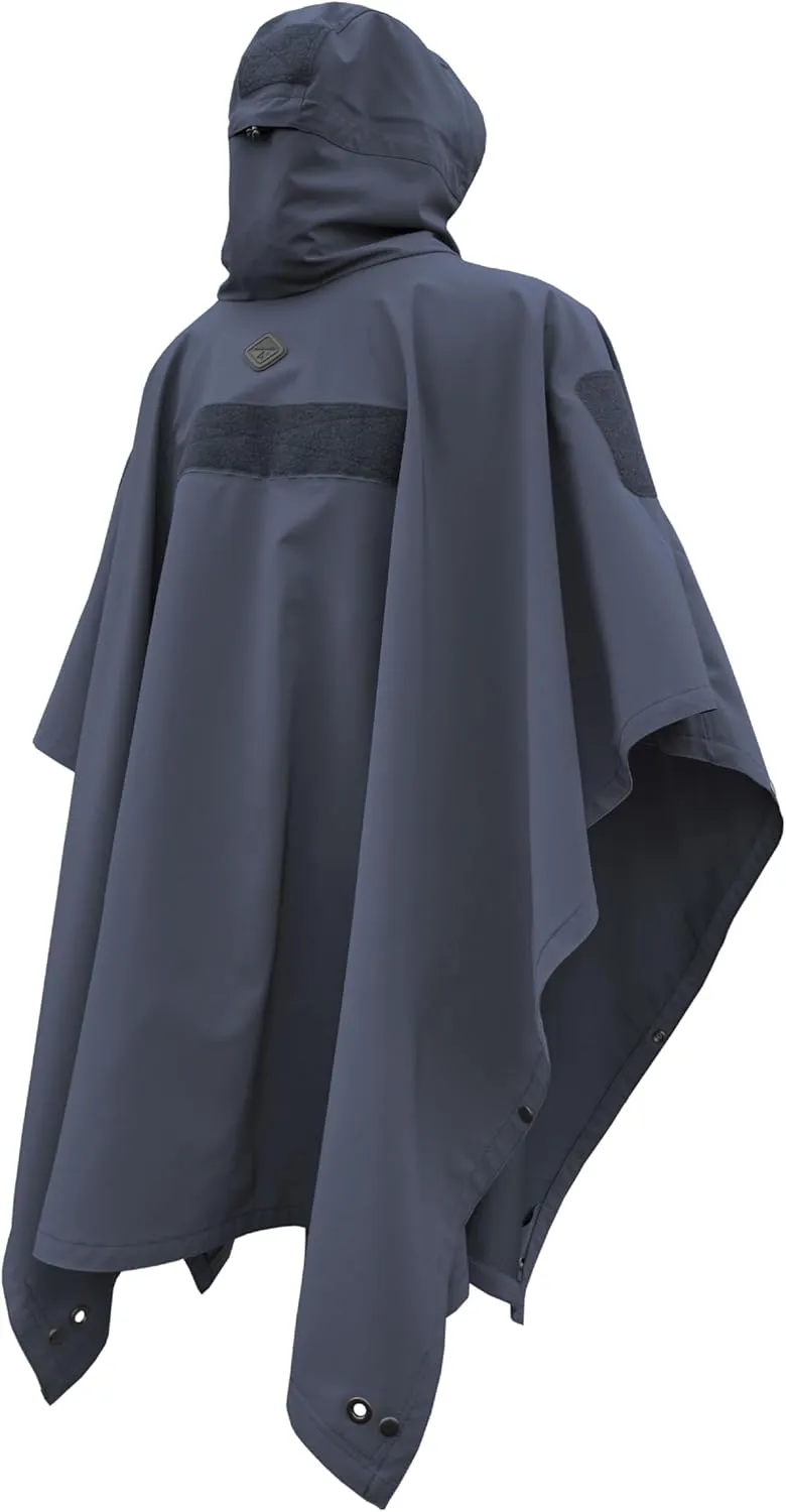 HAZARD 4 PonchoVilla MK2™ Tactical Military Poncho - Waterproof Hooded Rain Gear for Hiking, Camping, Travel & Backpacking