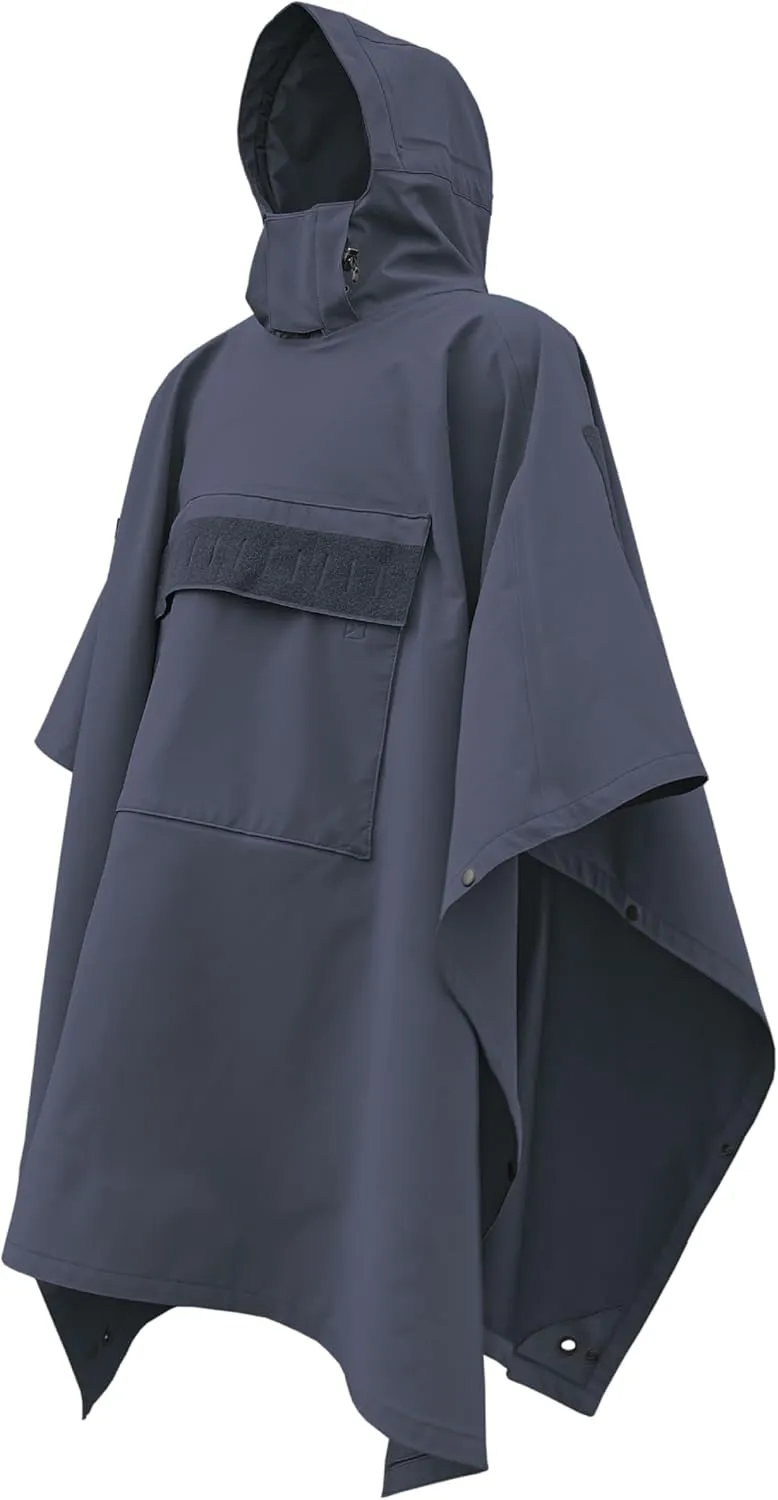 HAZARD 4 PonchoVilla MK2™ Tactical Military Poncho - Waterproof Hooded Rain Gear for Hiking, Camping, Travel & Backpacking
