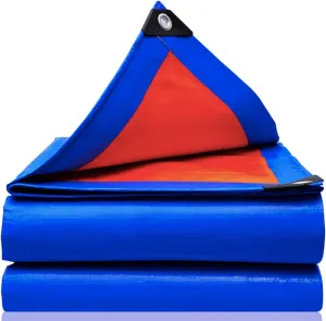 Heavy Duty Waterproof Tarp for Outdoors and Trucks - UV and Water Resistant Tarpaulin Cover, Durable & Tear-Resistant (16.4 x 23 Feet)