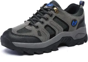 Hiking Boots Mens Walking Shoes Lightweight Trekking Low Casual Outdoor Mountain Trainers Lace-up Sneakers