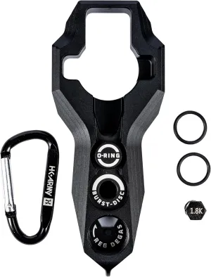 HK Army Tank Regulator Multi-Tool w/ORings, Burst Disc, Carabiner