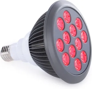 Hooga Red Light Therapy Device, 660nm & 850nm, 12 Dual Chip LEDs, Portable Handheld, High Irradiance for Skin, Pain Relief, Anti-Aging, Muscle Recovery, Sleep, Power Cord & Base Included, HG24