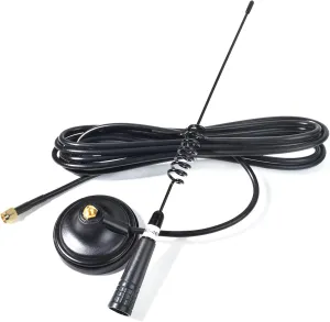 HYS 460-470Mhz Magnetic Mount Base Antenna W/13ft Cable with SMA Male, 2.5inchs Magnet Mount Stainless Steel GMRS Antenna for Cobra Midland Uniden Anytone Handheld/Mobile GMRS Radio/Device