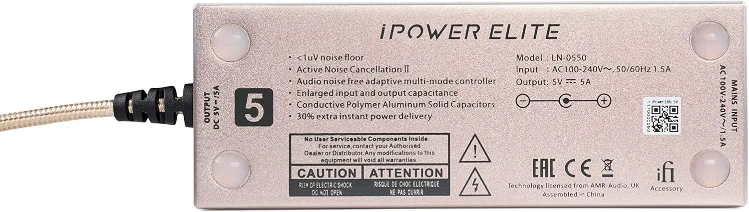 iFi iPower Elite Low Noise Power Supply Adapter (15V)
