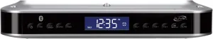 iLive Under The Counter Wireless Stereo Bluetooth Speaker, Digital Alarm Clock, Kitchen Timer, Dual HD Speakers, FM Radio LCD Display, LED Light, Easy Installation, Sleek Modern Home Décor
