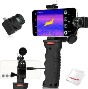 InfiRay T2 Pro Night Vision Thermal Monocular, Thermal Imager Camera, 256X192 Resolution, 13mm Focal Length, 13.6X10.2 FOV, Hot Spot Tracking for Hunting, Up to 1300m (for Android Only)