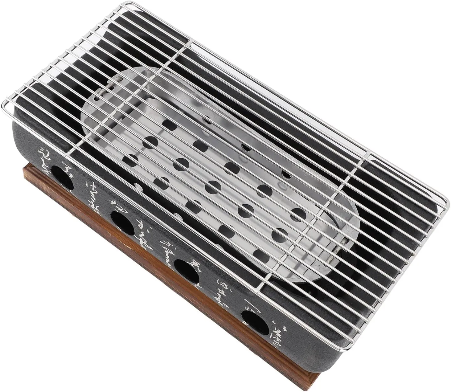 Japanese Grill, Yakiniku Grill Quick Heating Aluminium Alloy Wire Base for Camping Japanese Food Charcoal Stove BBQ Style BBQ (XL)