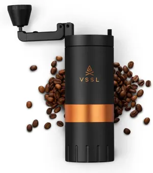 Java G45 Coffee Manual Coffee Grinder, Up To 45 Gram Capacity, Stainless Steel Conical Burr, Carbon